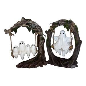 Sweet Street Spooky Ghost On A Swing & Ghost Family on Swing New Viral TikTok 2